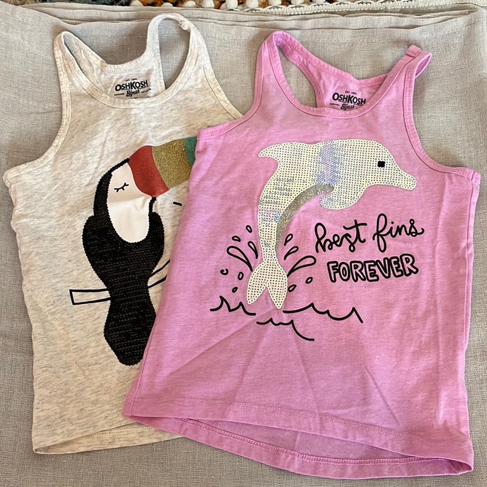 2-Pack Racerback Sequin Tank Top Bundle